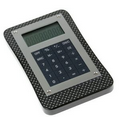 Calculator w/Carbon Fiber Finish Wood Base